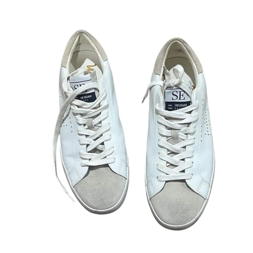 Sam Edelman Women's Aubrie Lace-Up Sneakers White Size 8 Casual Shoes - Image 2