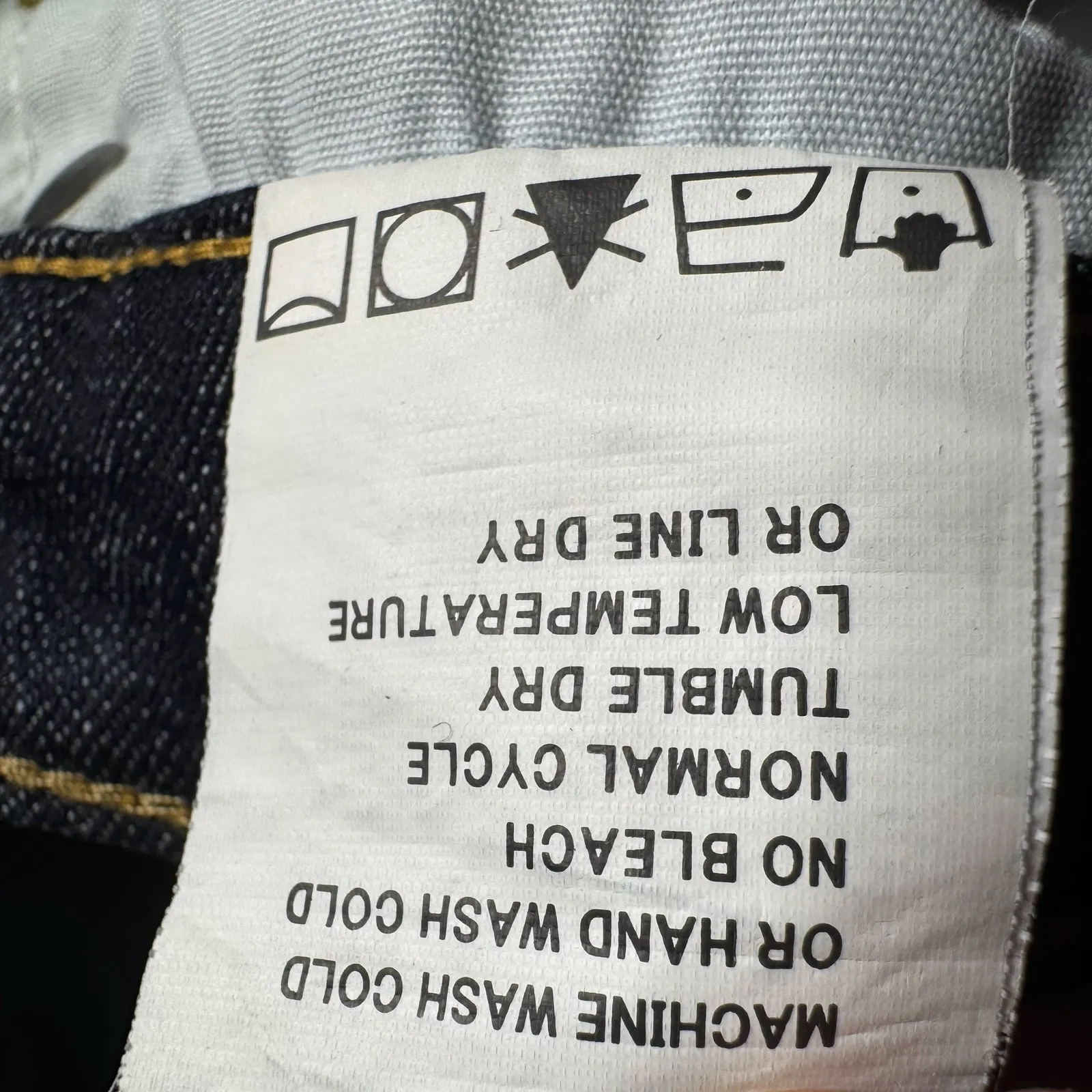 Driftwood Premium Straight Leg Jeans Women’s Size 31 Dark Wash Stretch Denim - Image 10