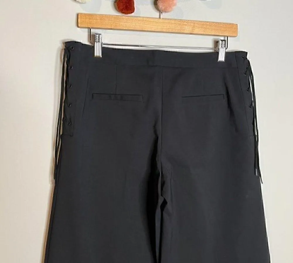 Tibi black lace up ankle dress pants - Image 6