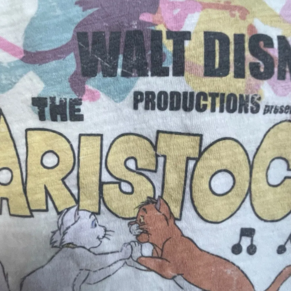 Disney The Aristocats T-Shirt Womens Small Movie Poster Vintage Style Cotton - Image 9