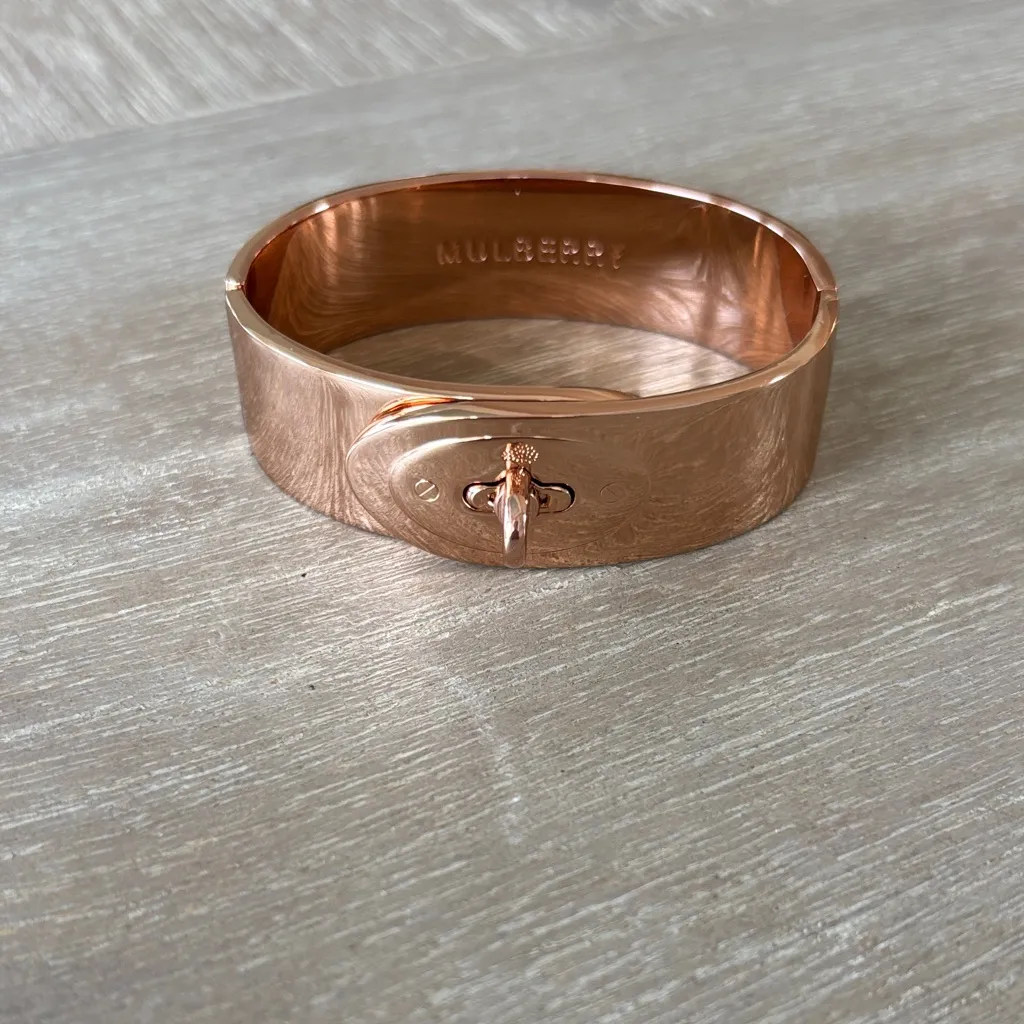Mulberry Bayswater Metal Bracelet in Rose Gold - Image 2