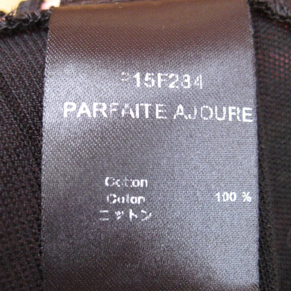 Anne Fontaine Ruffle Cardigan Knit Top Sweater Black Size 10 - Image 10