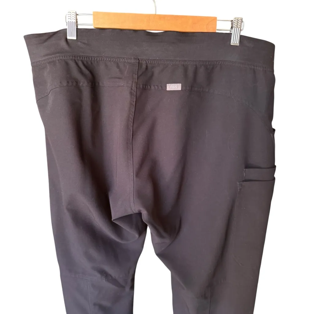 FIGS - Kade Cargo Scrub Pants Black Sz XL - Image 7