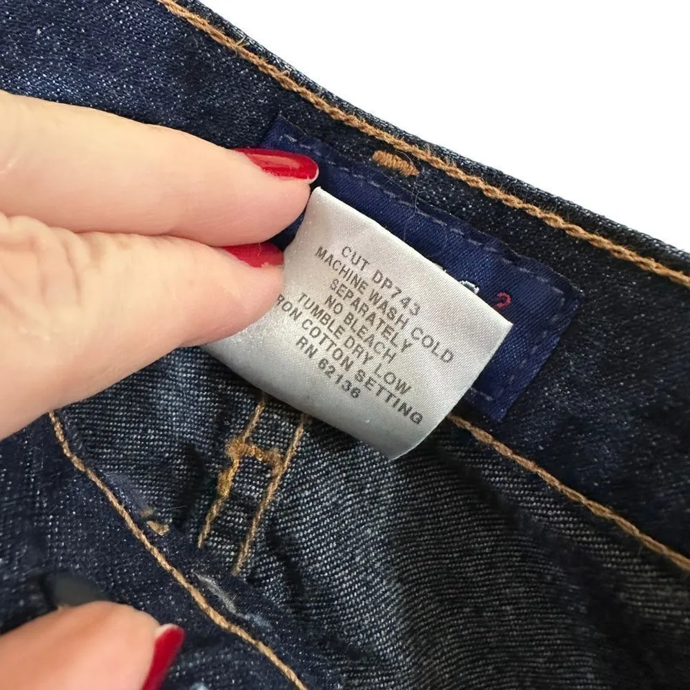 Vintage Guess Blue Denim Shorts Size 30 - Image 7