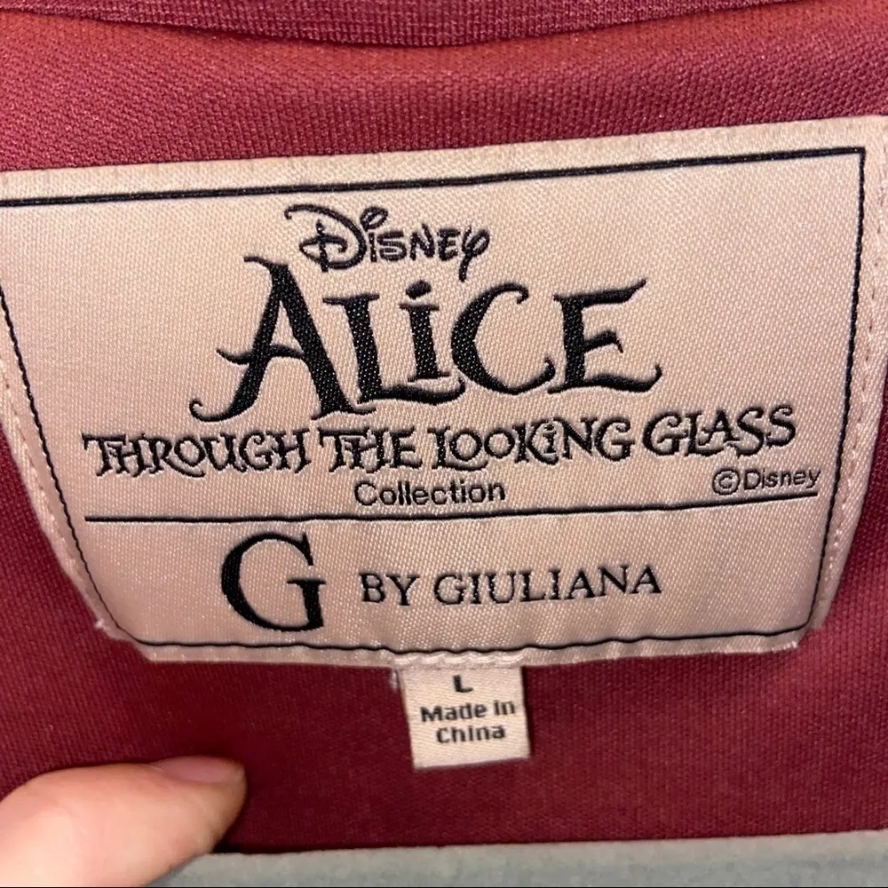 Disney Alice and Wonderland Sleeveless tank top pink eyelet - Image 3