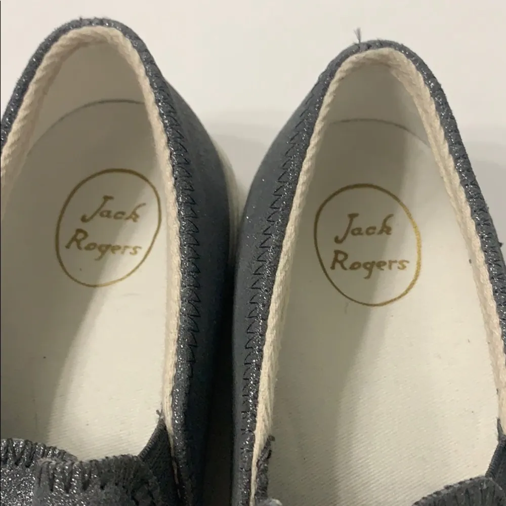 Jack Rogers silver sneakers - Image 6