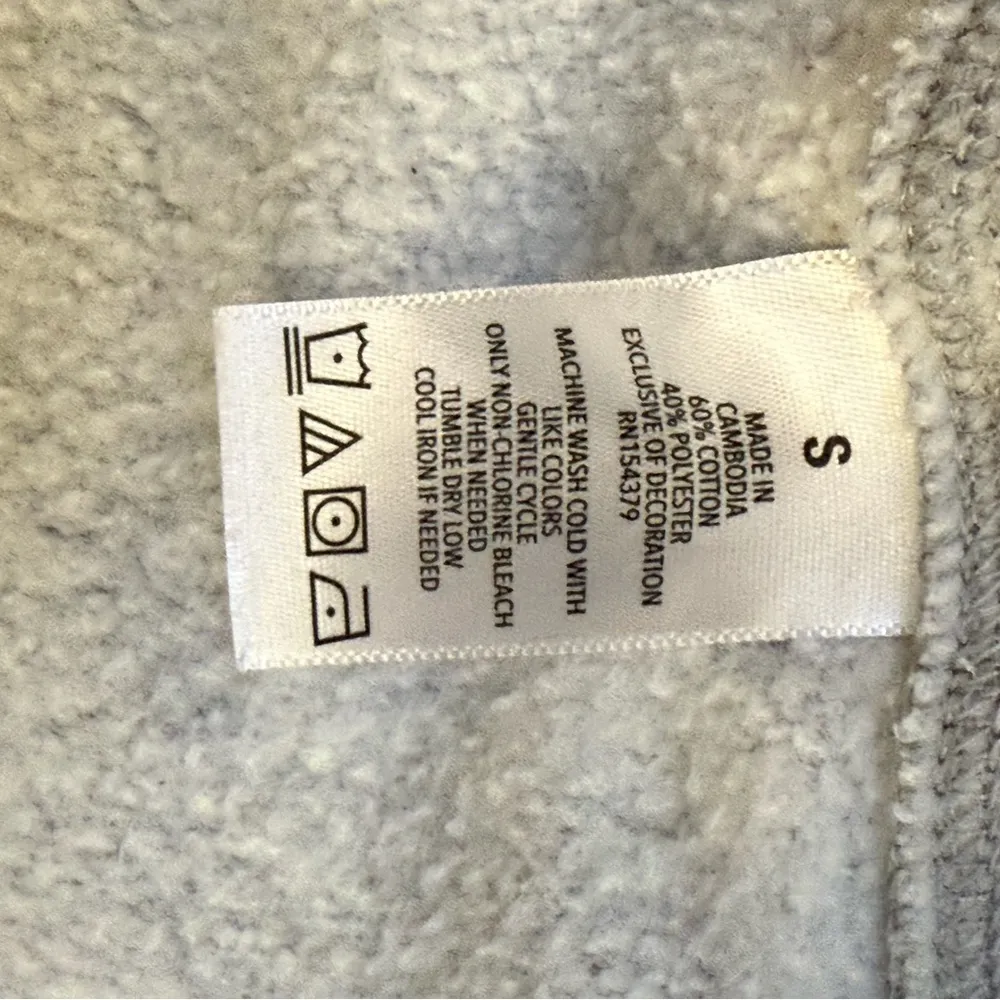 Aeropostale “New York 1987” Grey Zip-up Fleece Hoodie - Image 6