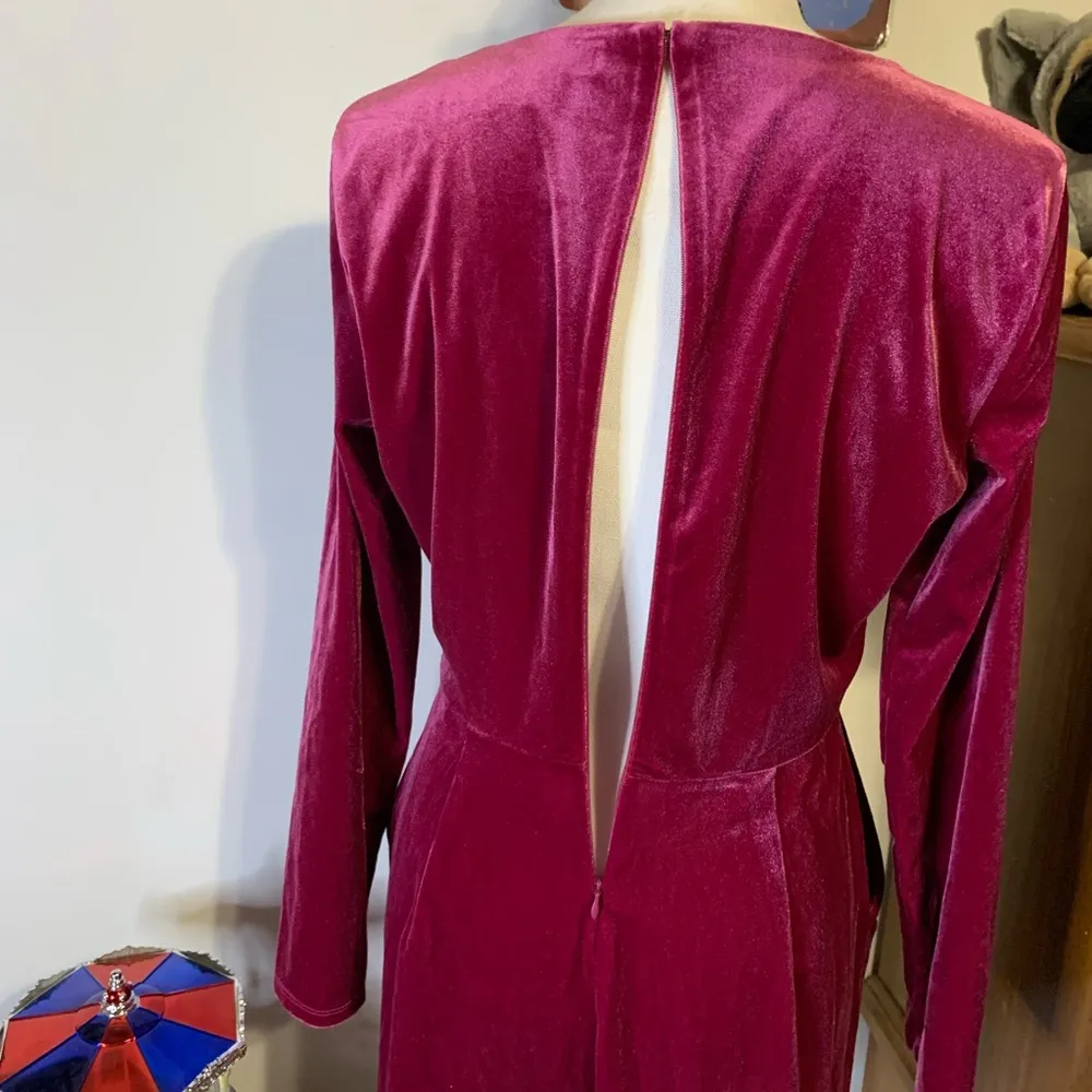 Candies Berry Velour Romper - Image 10