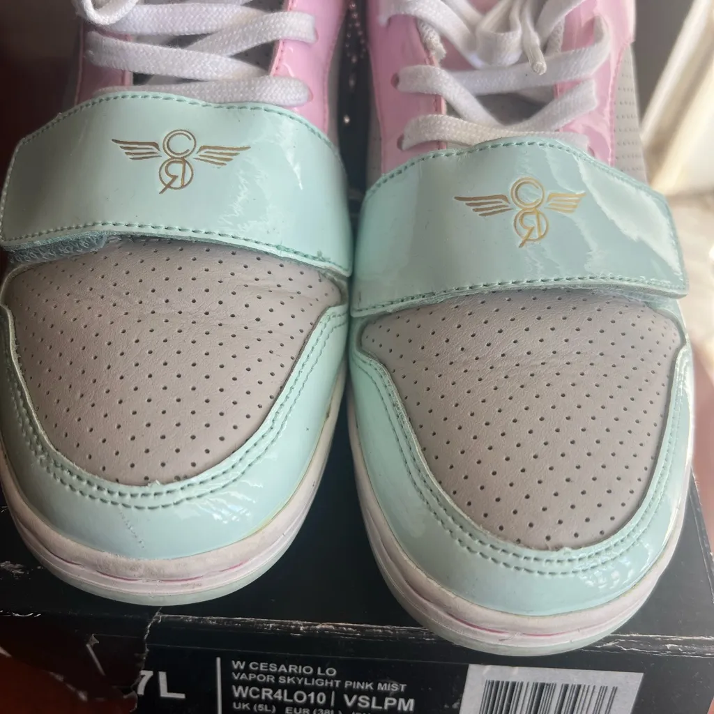 🔥🔥Creative Recreation Fashion Women's Sneakers Size 7L Color Pink/White Pink - Image 3