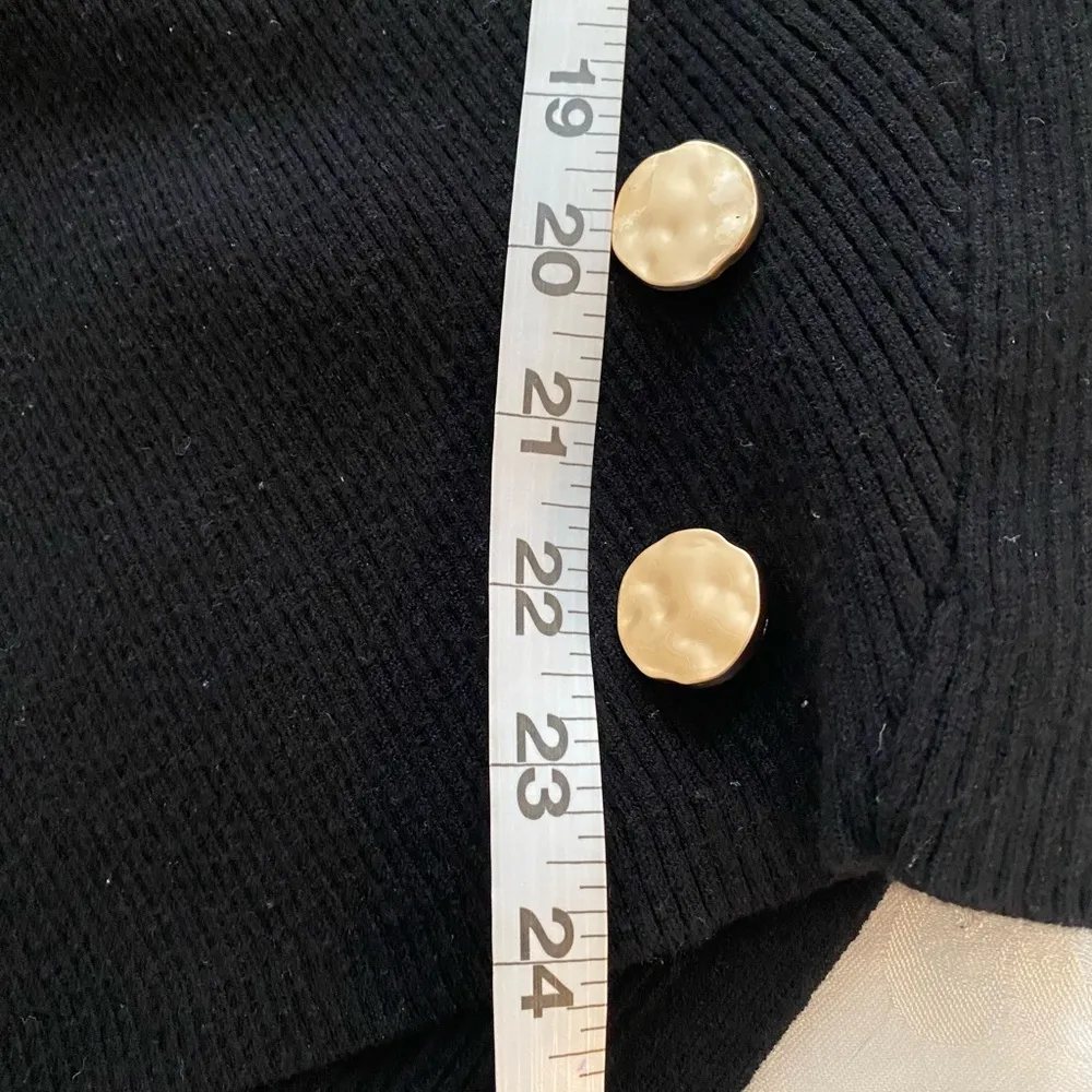 Milly cross front sweater vest Black M - Image 2