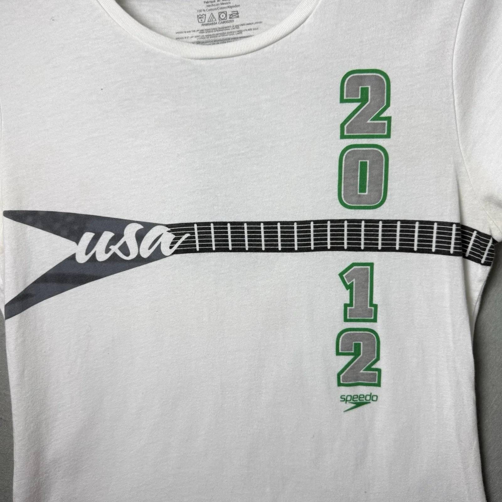 Ryan Lochte Vintage New Team Speedo Collection 2012 USA #1 Womens M - Image 3