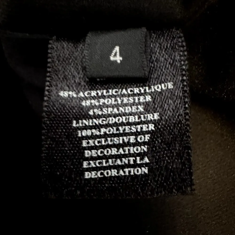 Robert Rodriguez Bandage Dress Bodycon Double Strap Knee Length Empire Black 4 - Image 6