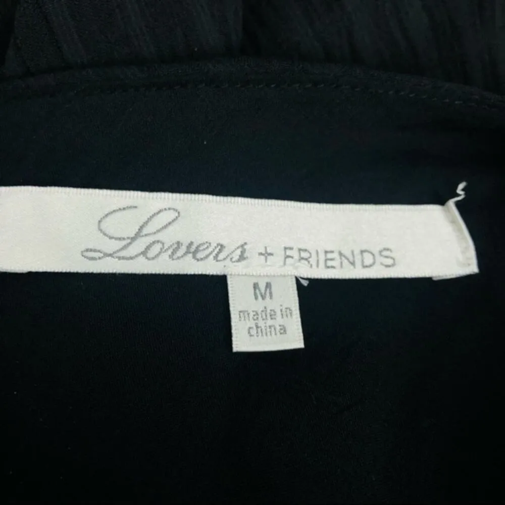 Revolve Lovers + Friends Black Pax Corset Waist Sleeveless Mini Dress Medium - Image 12