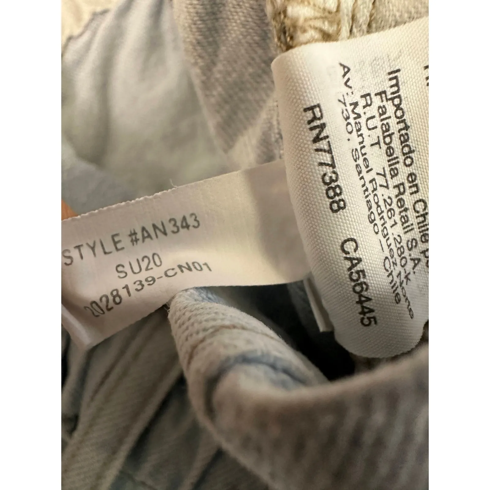 Madewell‎ Paperbag Classic Straight Broomfield Wash Blue Jeans Women's Size 30 - Image 9