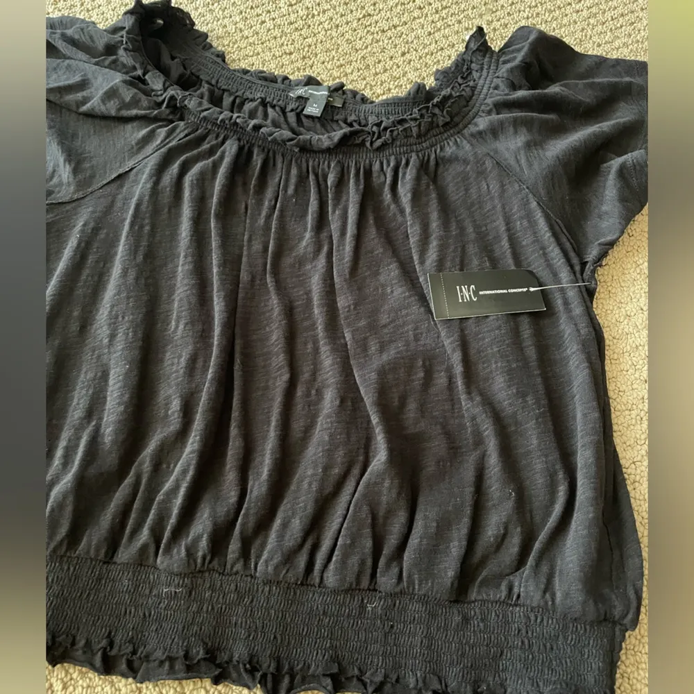 Women’s Top in Black Cotton. NWT - Image 6