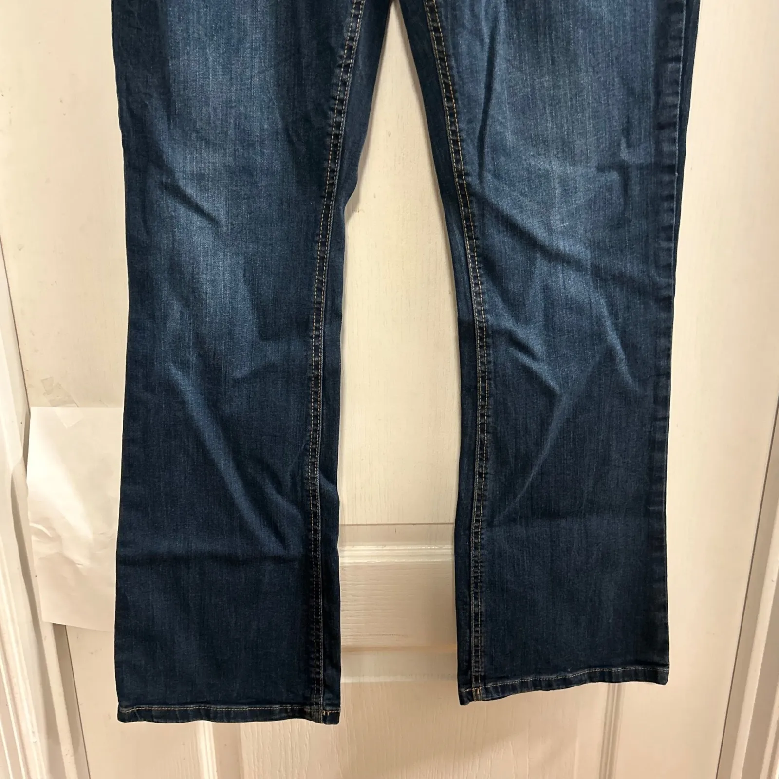 Aeropostale Bootcut Jeans Dark Wash Women's Size 10 Regular - Image 9