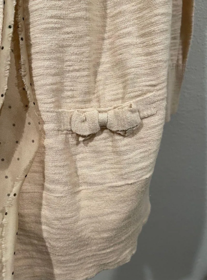 Tan Bows Cardigan - Image 4