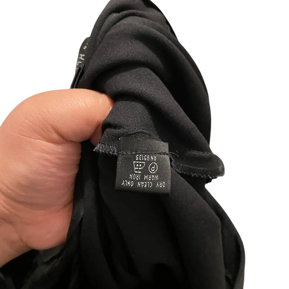 Lafayette 148 Virgin Wool Black Item Cropped Style E0901207 Pants Size 14 - Image 7