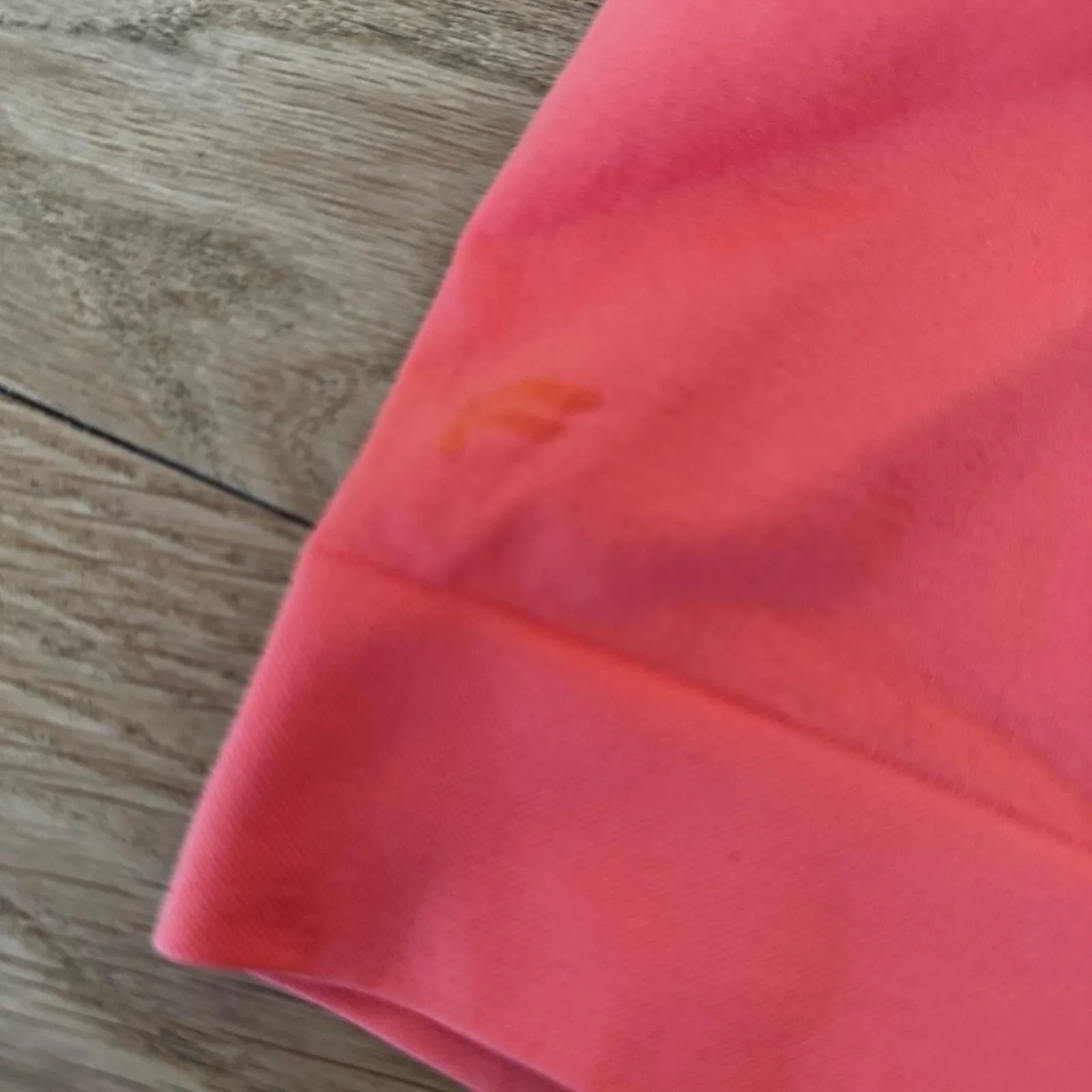 Fabletics Crop Top Sports Bra in Coral - Image 3