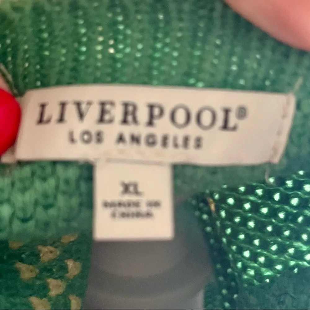 Liverpool Women's Raglan Sweater W/Rounded Hem XL - Image 6