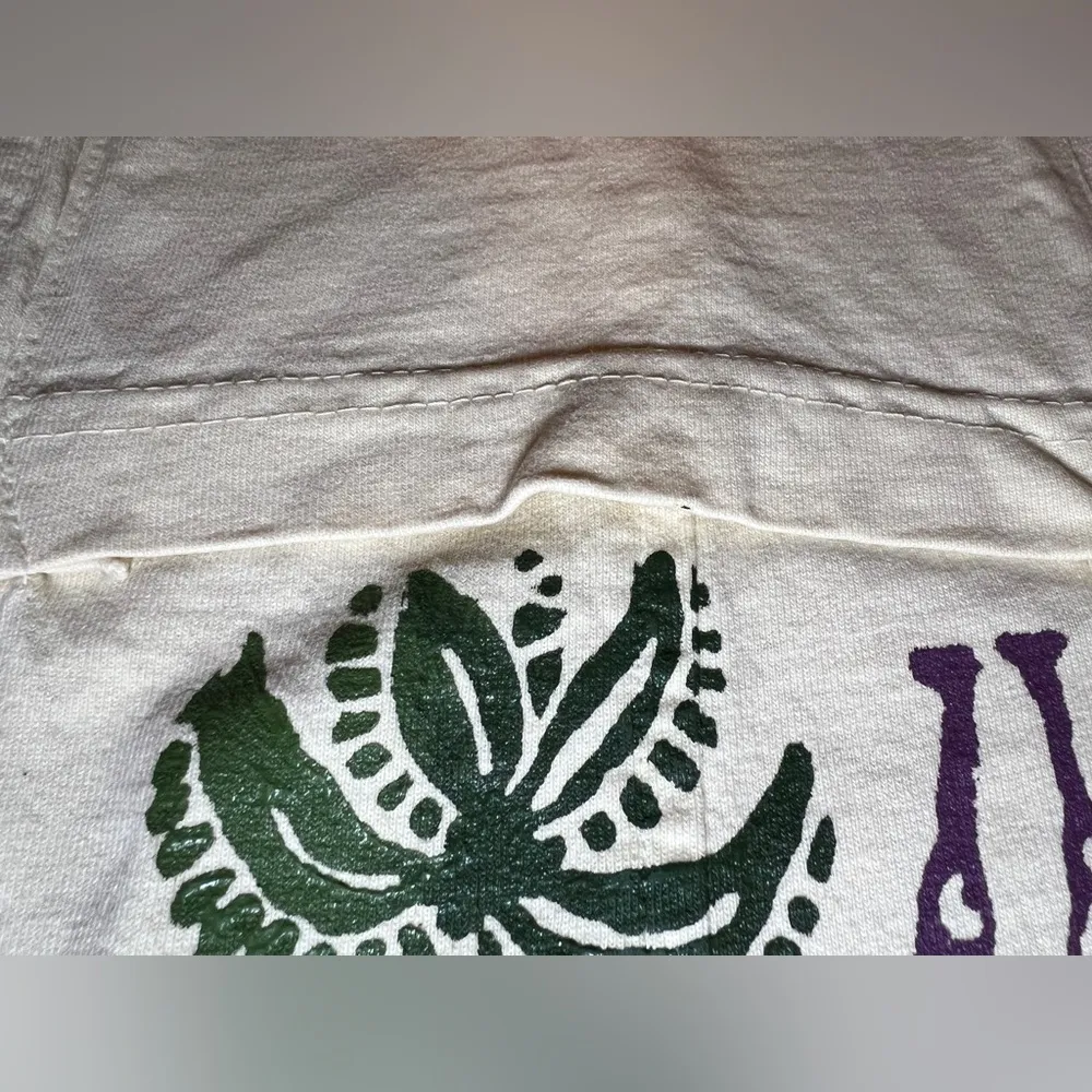 CRYSTAL Women’s VTG Sleeveless Safari Giraffe Animal 100% Cotton Vest,USA|Sz:S/M Purple Size undefined - Image 7