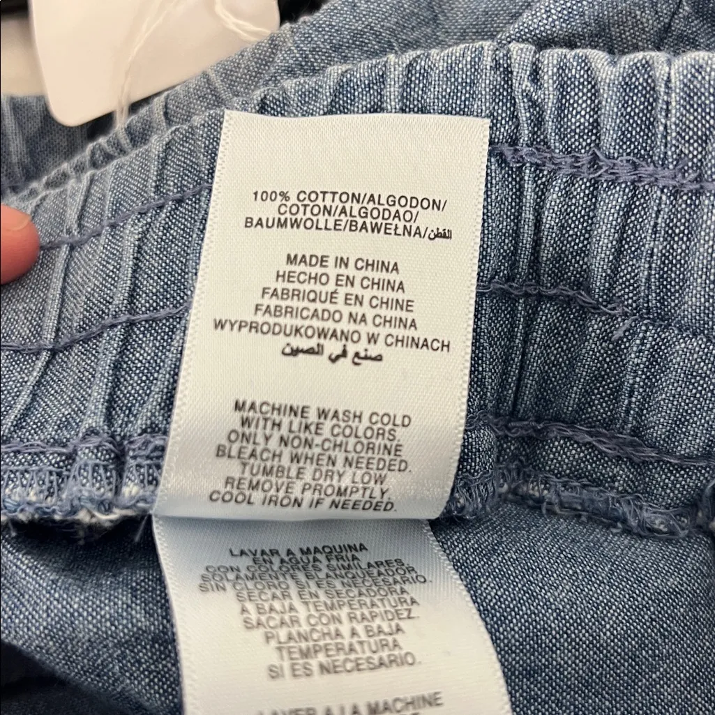 Kenneth Cole Women’s Blue Shorts - Stretchy Waistband - 100% Cotton. Size: Small - Image 4