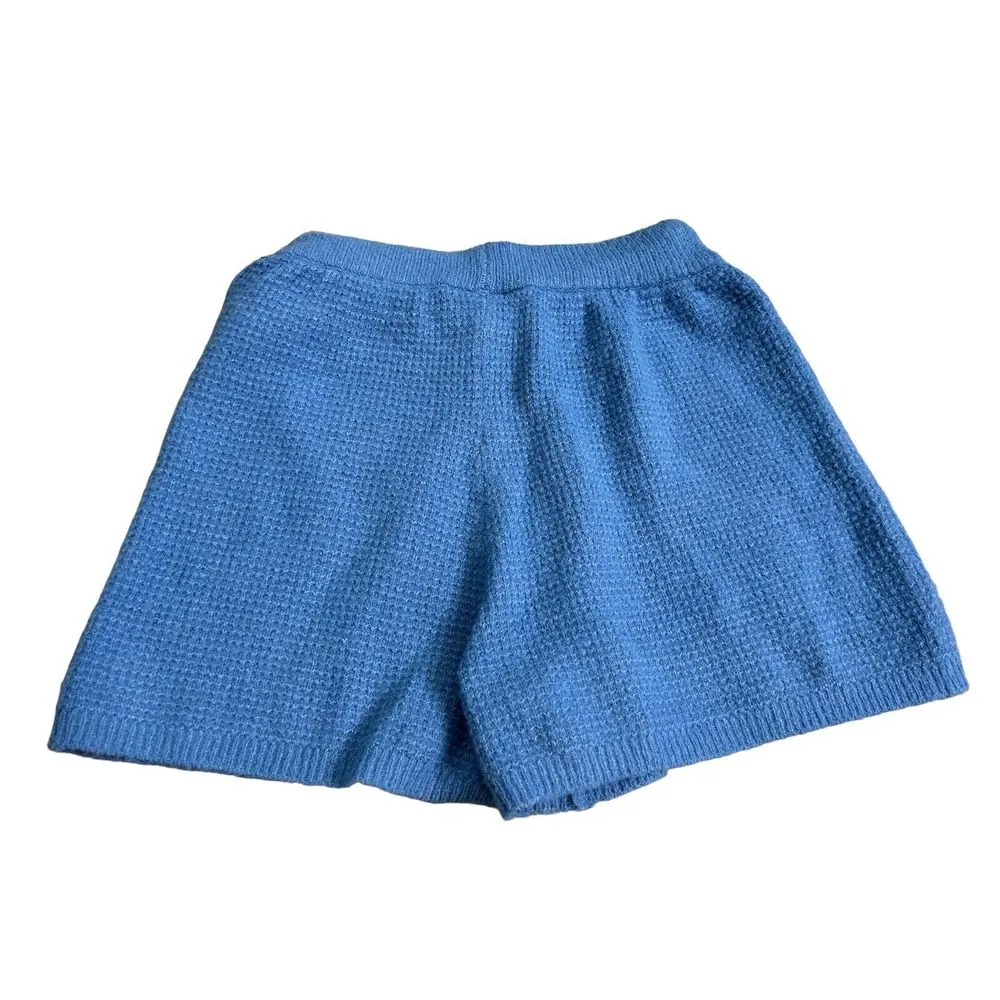 Anthropologie - Saturday‎ Sunday Waffle Knit Shorts Blue - Size X-Small - Image 2