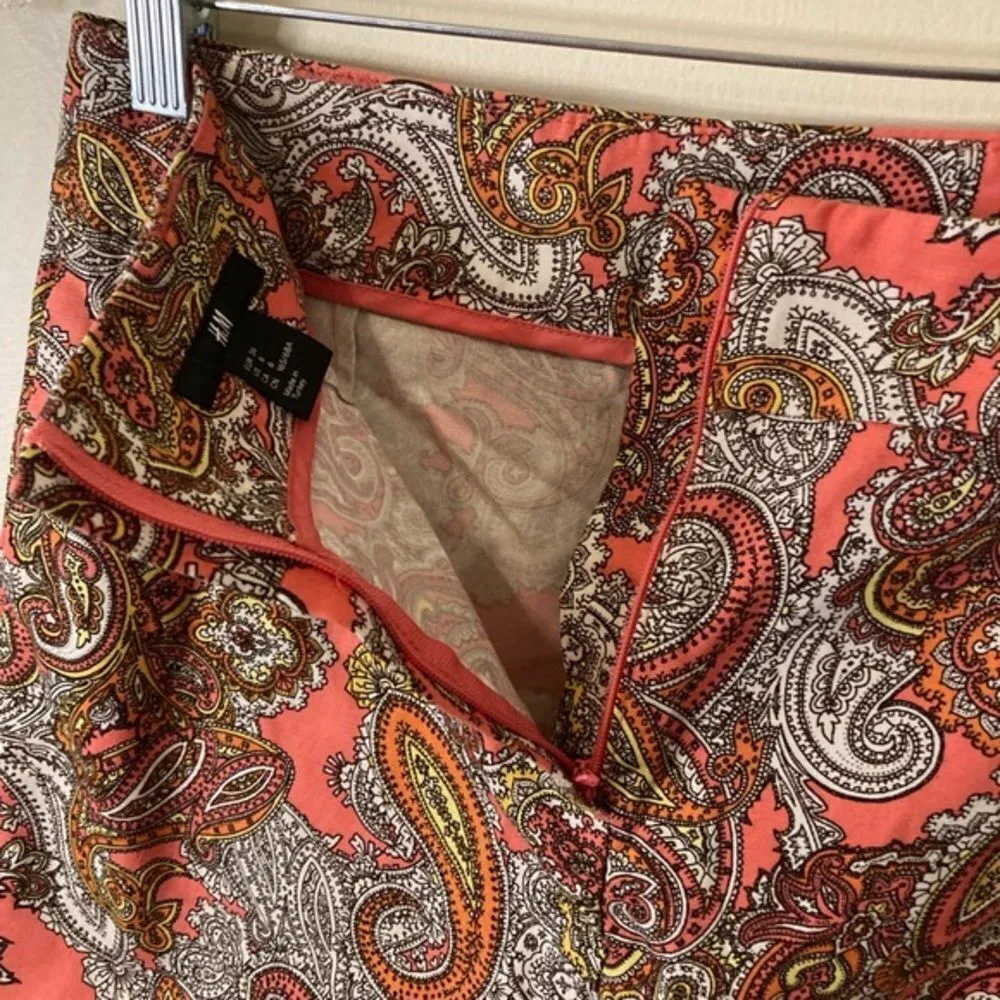 H&M Paisley Shorts Beach Neon Coastal Colorful Vacation - Image 9