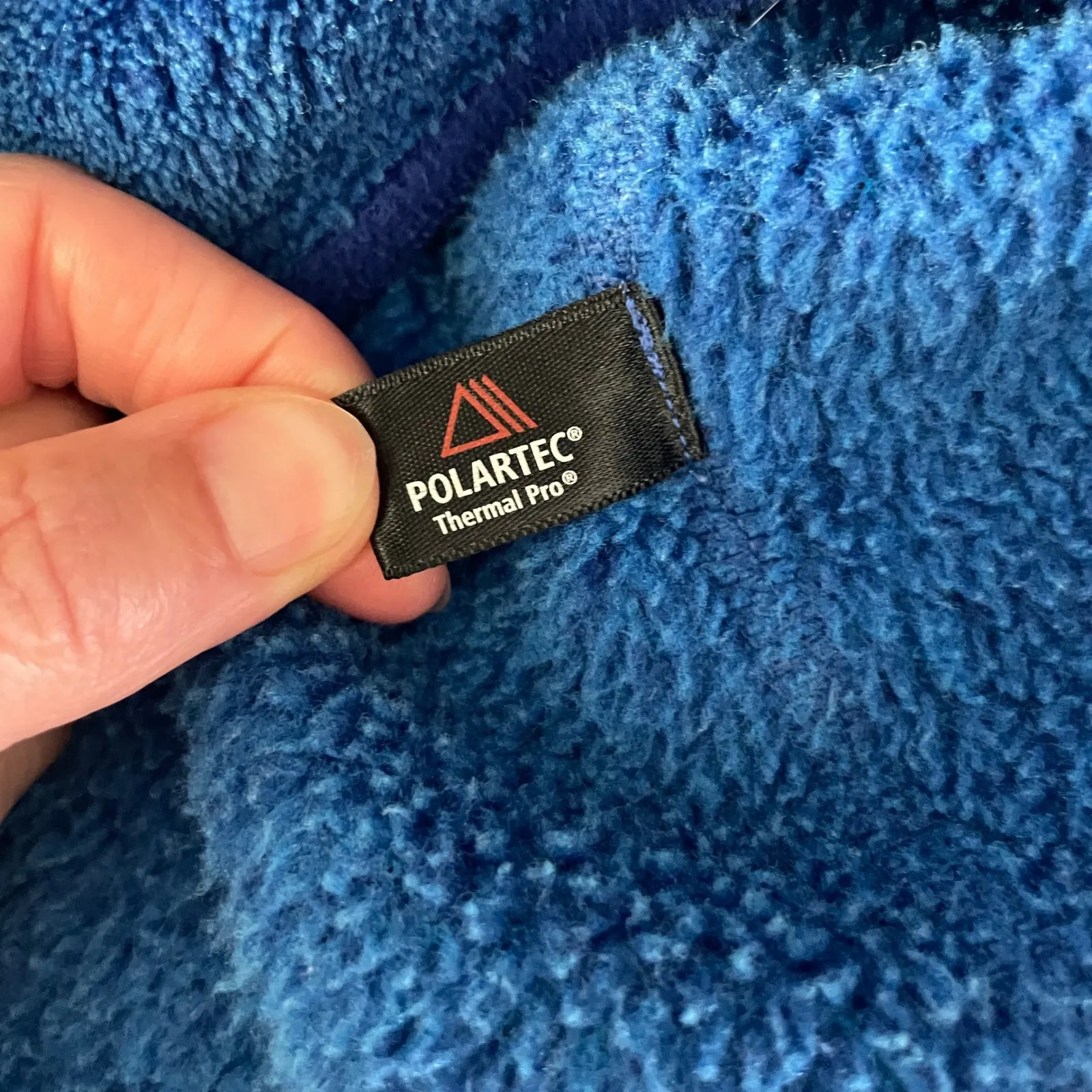 Patagonia Fleece Snap T Pullover‎ sz XS Blue Polartec Thermal Pro Granola Hiking - Image 8