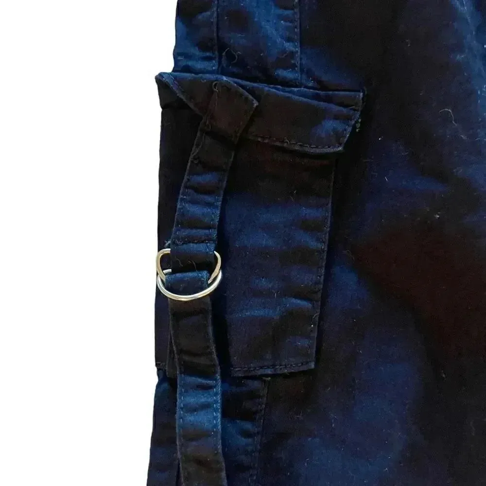 VIP Navy Soft Tencell Skinny High Rise Cargo Pockets SZ 9/29 # 1501 Blue - Image 4