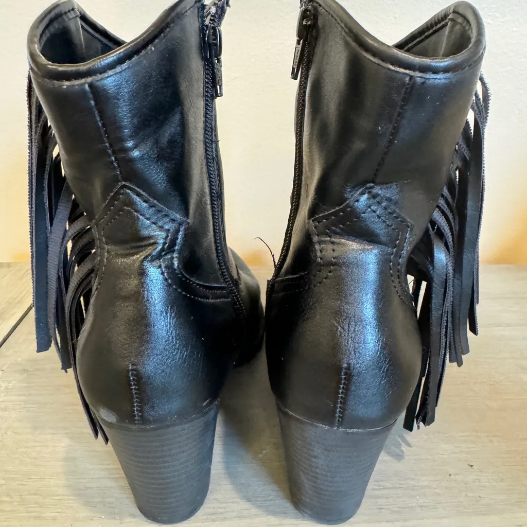Wild Fable  Women's Cordette Fringe Western‎ Bootie Sz 8 - Image 3