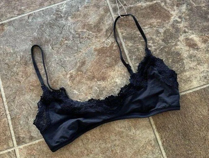 Skim Fits Everybody Lace Scoop Bralette Onyx Size Small - Image 5