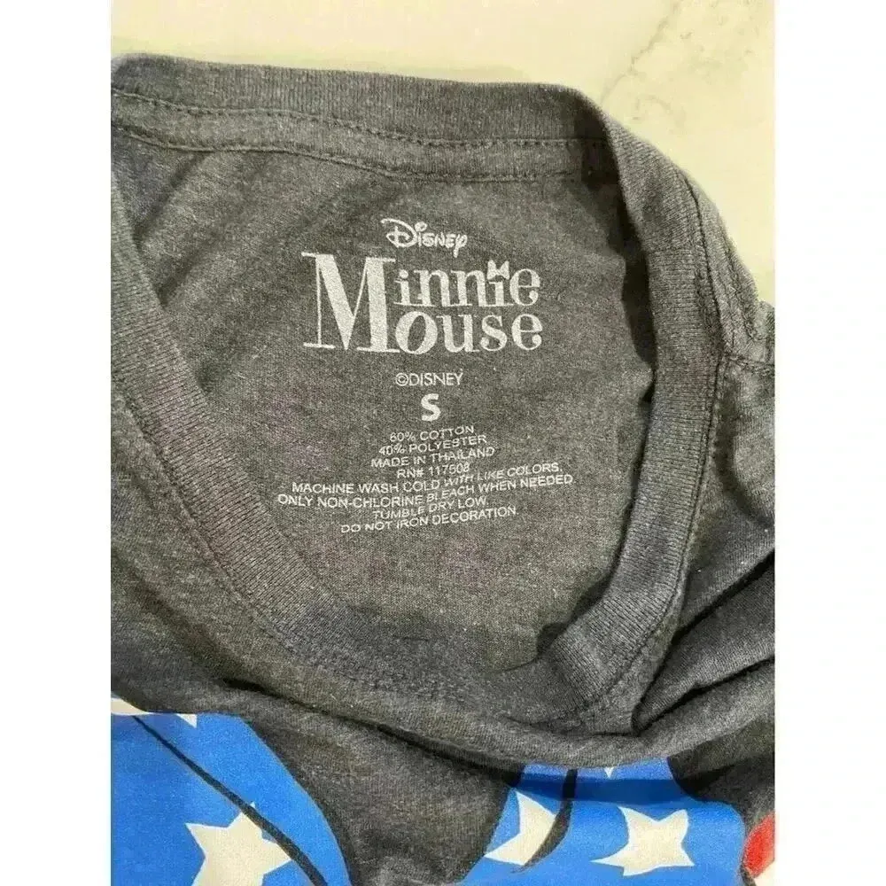 Disney Minnie Mouse 4th of July American Flag Patriotic Shirt Women’s Size Small - Image 3