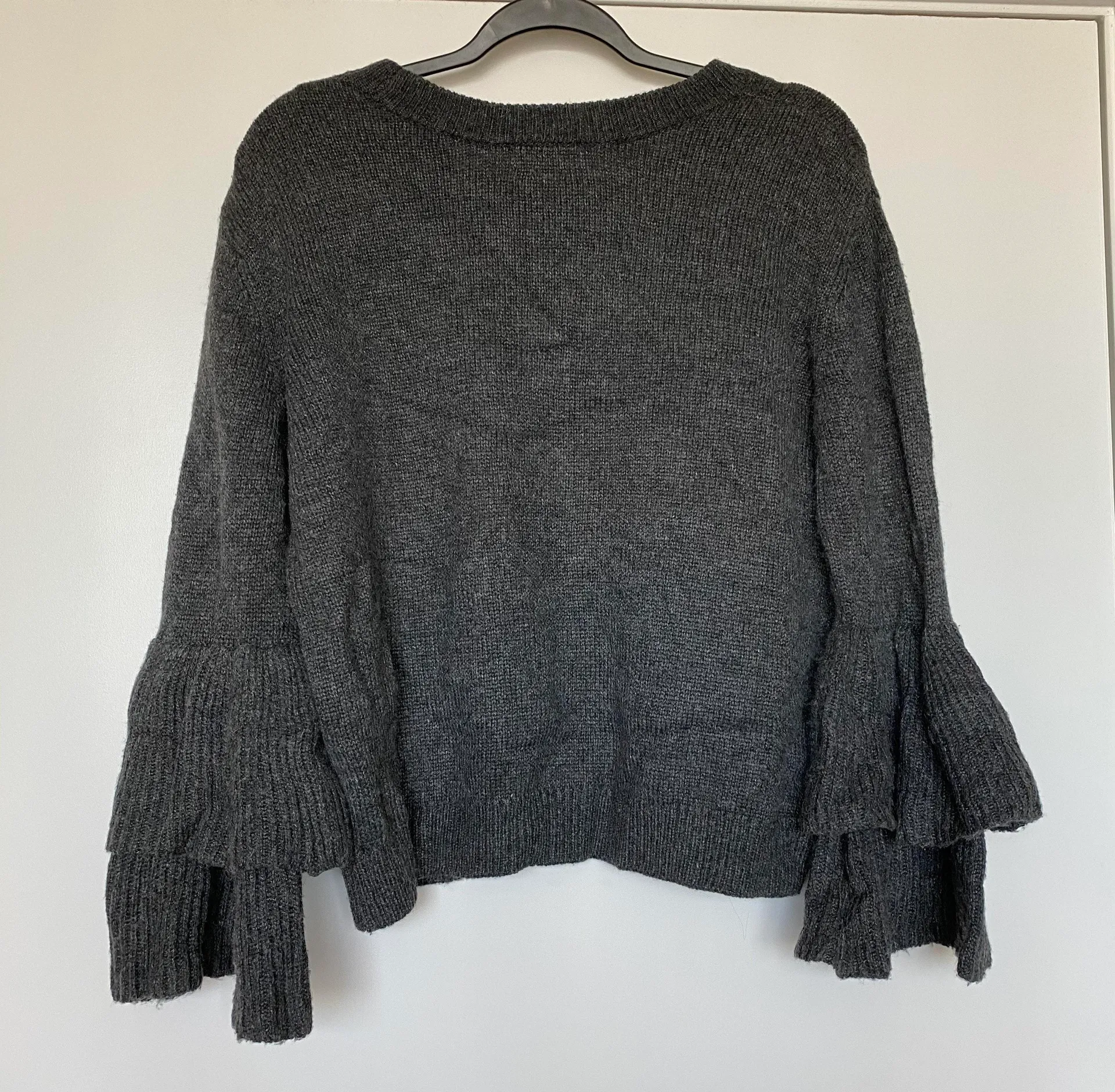 Ruffle Cuff Sleeve Sweater - Image 2