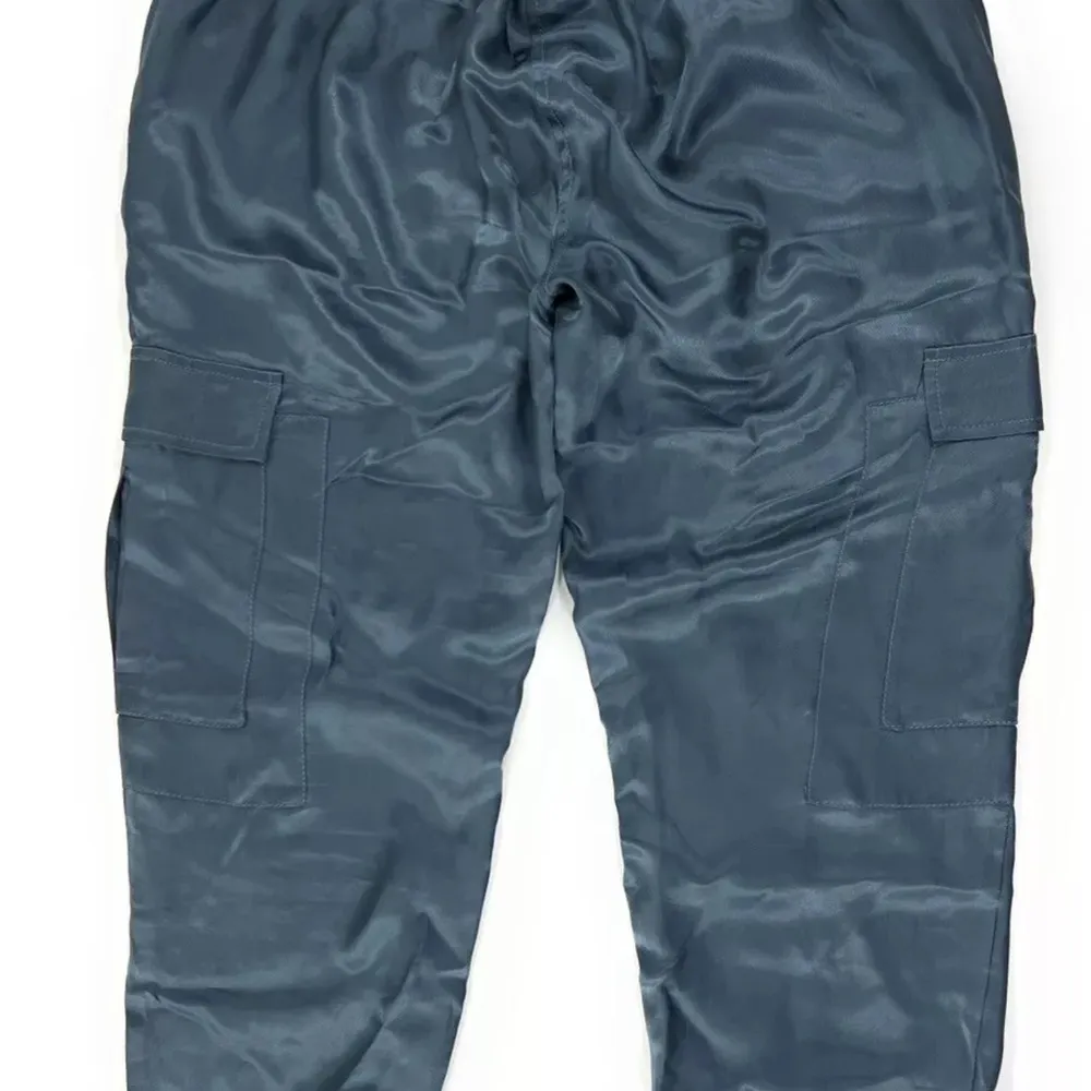 Cinq à Sept Blue Ankle Cargo Pants Size M - Image 3