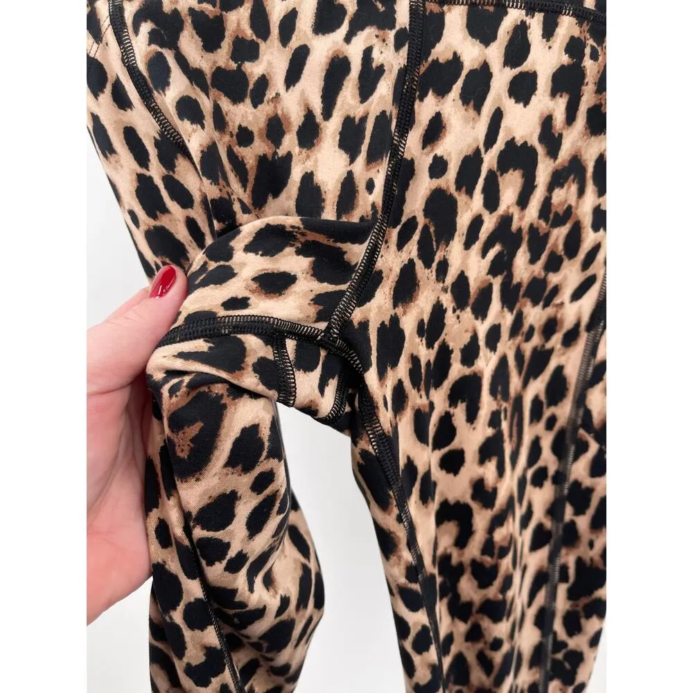Victoria Secret Sport Full Length Leopard Leggings Size Extra Small - Image 3