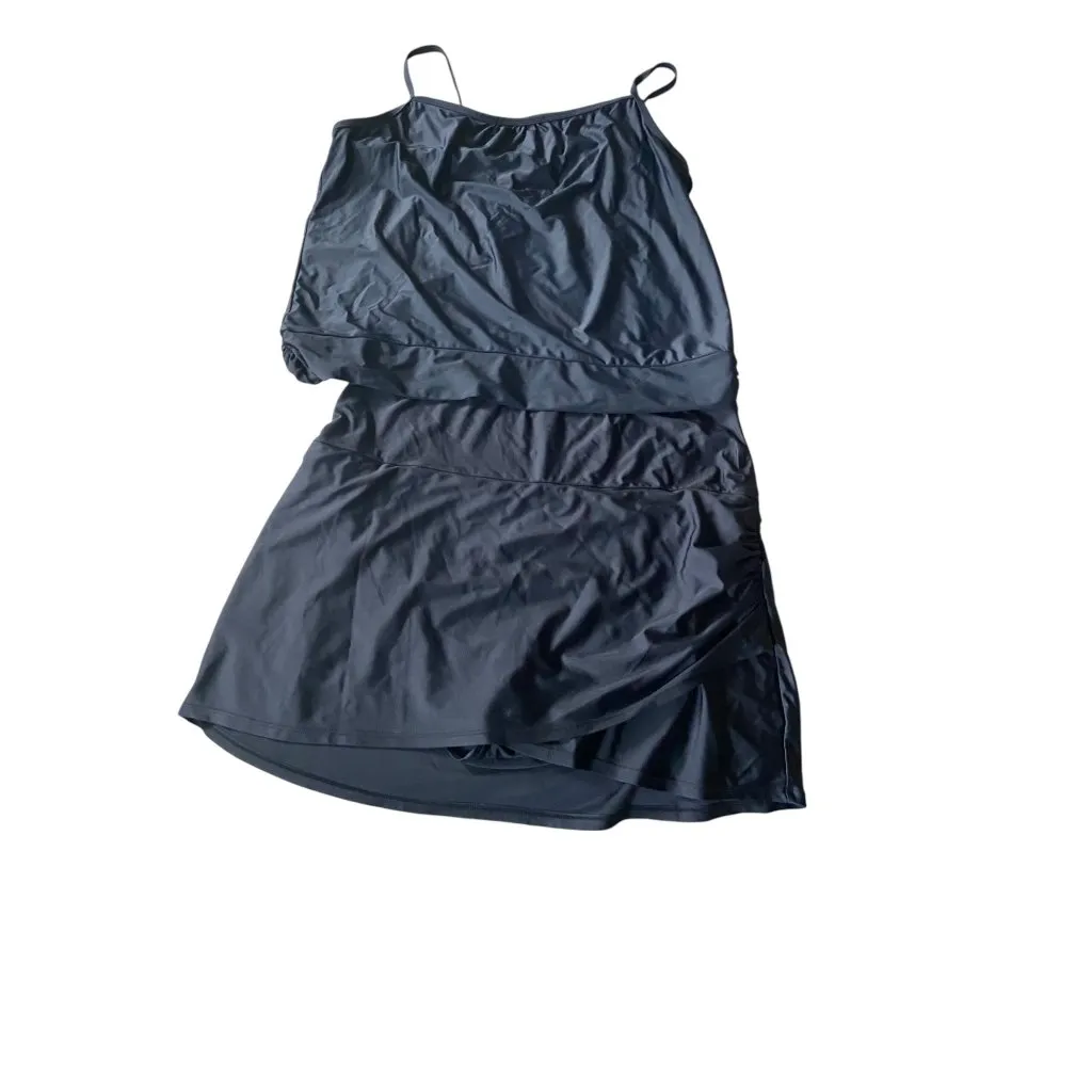 Time And Tru 2 Piece Tankini Set Black Size XL - Image 2