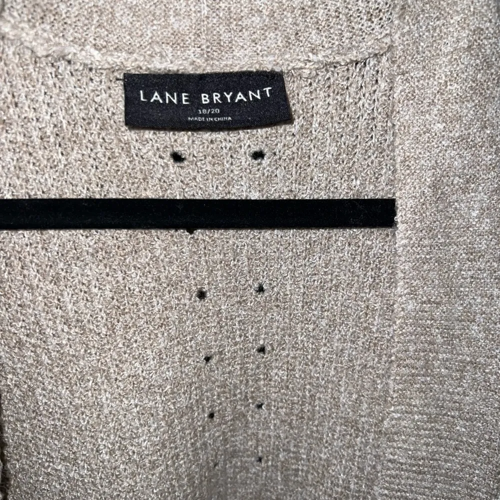 LANE BRYANT Open Front Long Sleeve Cardigan Size 18/20 - Image 2