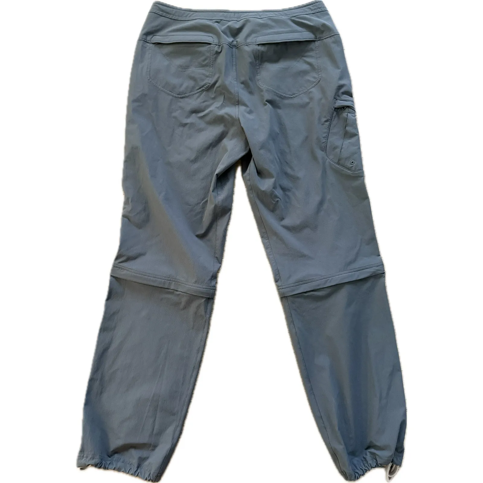 Mountain Hardwear Nylon Convertible Pants 10 32 Gray Zip Off legs Hiking Women's - Image 5