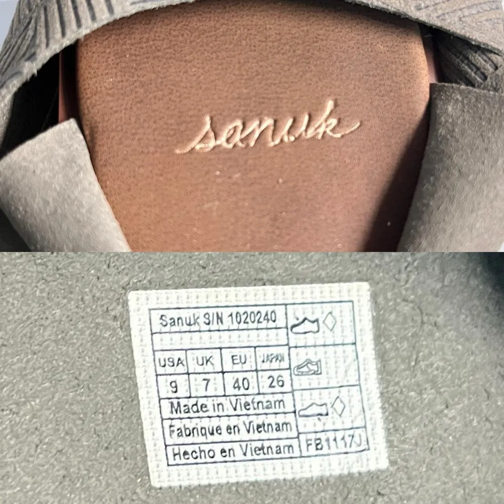 Sanuk Yoga Dawn T-Strap Sandals Brindle Taupe 9 - Image 7