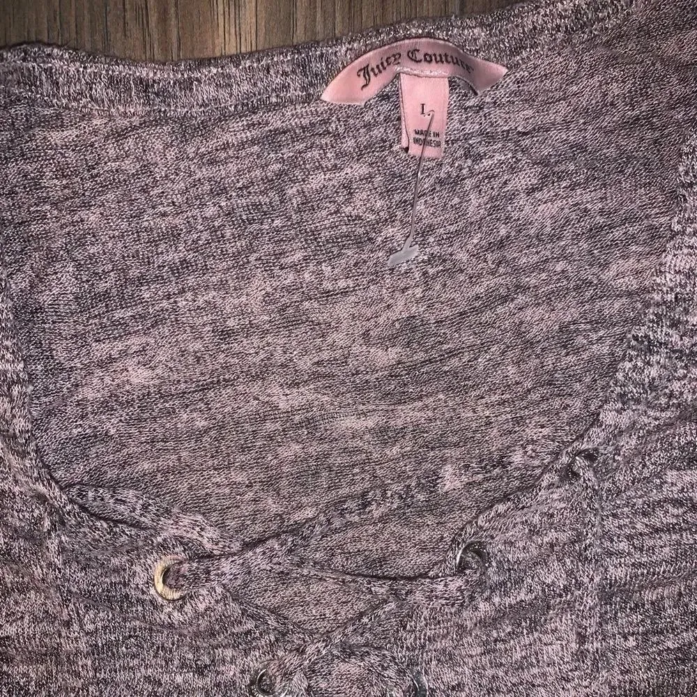 Juicy couture lace up wrap blouse - Image 2