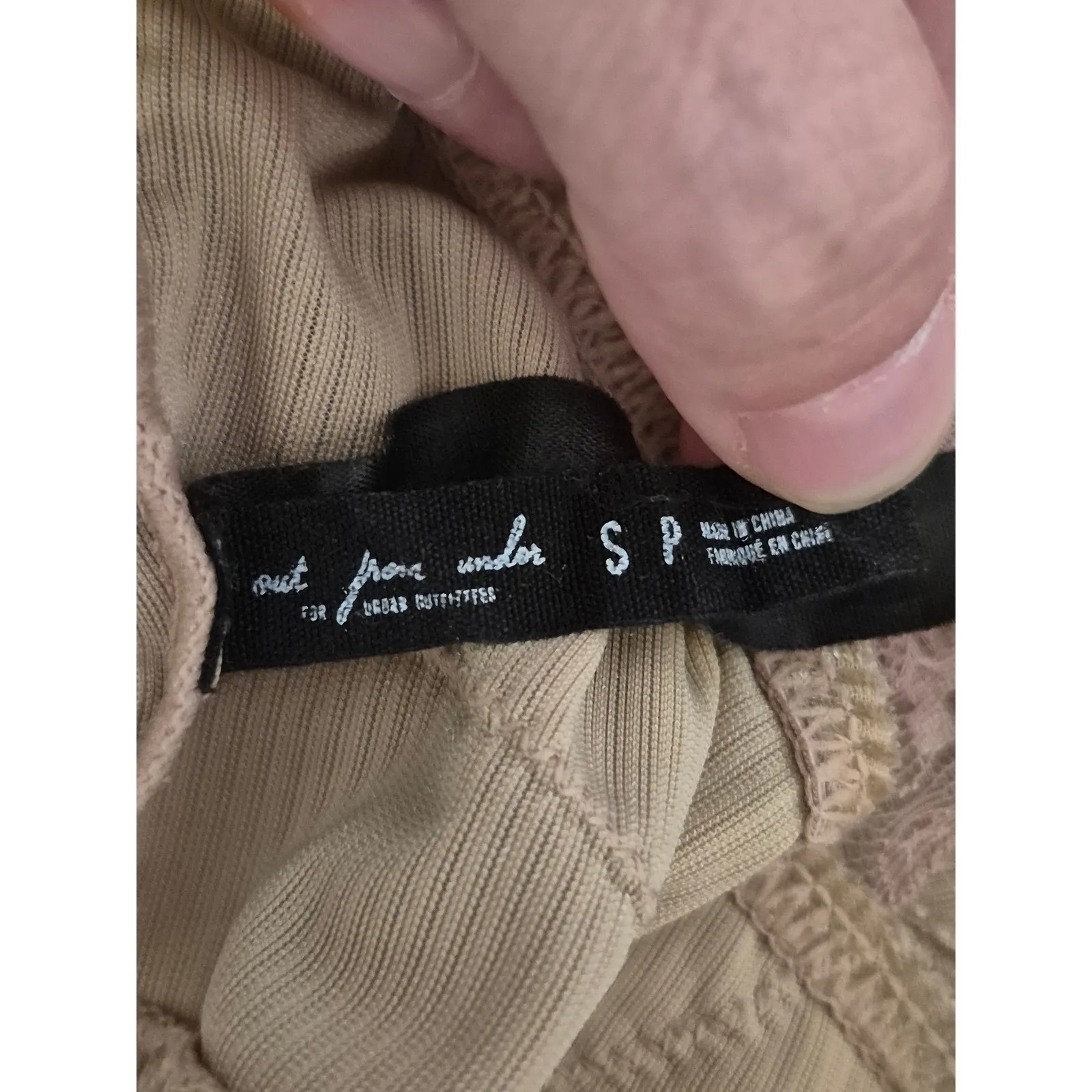 Out From Under Urban Outfitters Lace Bralette Top Tie Back Sexy S - Image 4