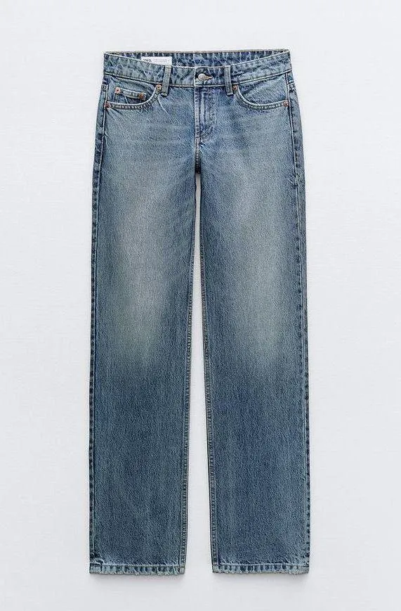 TRF LOW RISE STRAIGHT CUT JEANS - Image 2