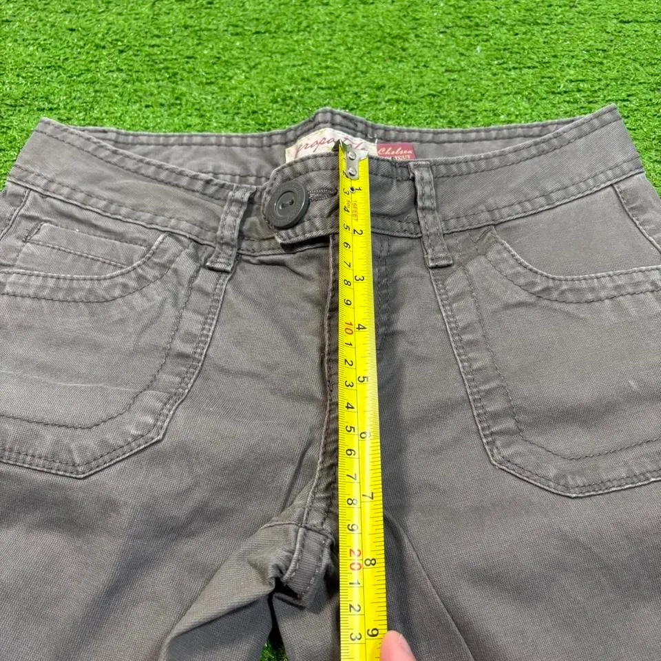 Vintage Y2K Aeropostale Women's Size 1/2 Chelsea Bootcut Low Rise Trousers Pants - Image 3