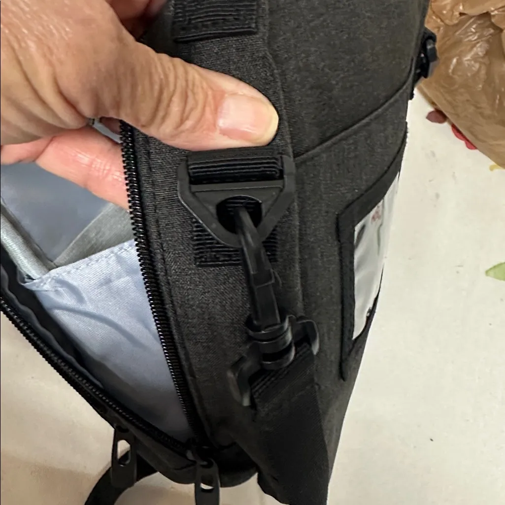 Curmio Grey Crossbody Bag multifunctional can be used for medical supplies Gray - Image 11