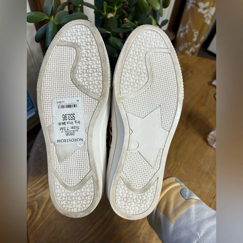 Halogen  Leopard Print Slip-On Sneakers Size 7.5 - Image 6