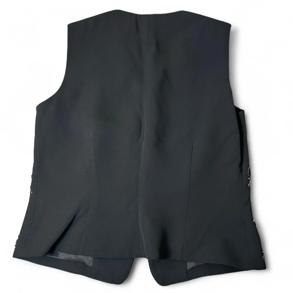 Vintage Jones New York Beaded Vest | Boho Indie Y2K Layering Piece - Image 6