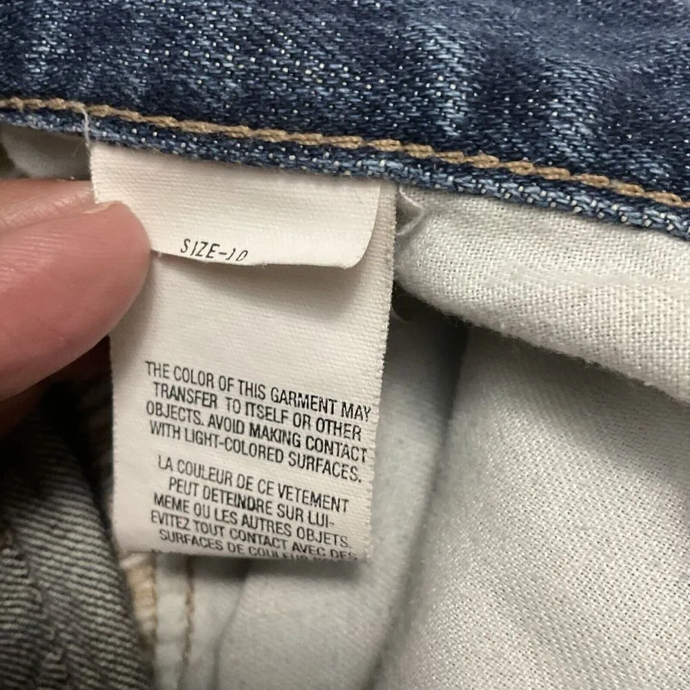 Tommy Hilfiger Rare Iconic 90’s Y2K Star  Blue Jeans Petite 10 Hipster Boot - Image 7