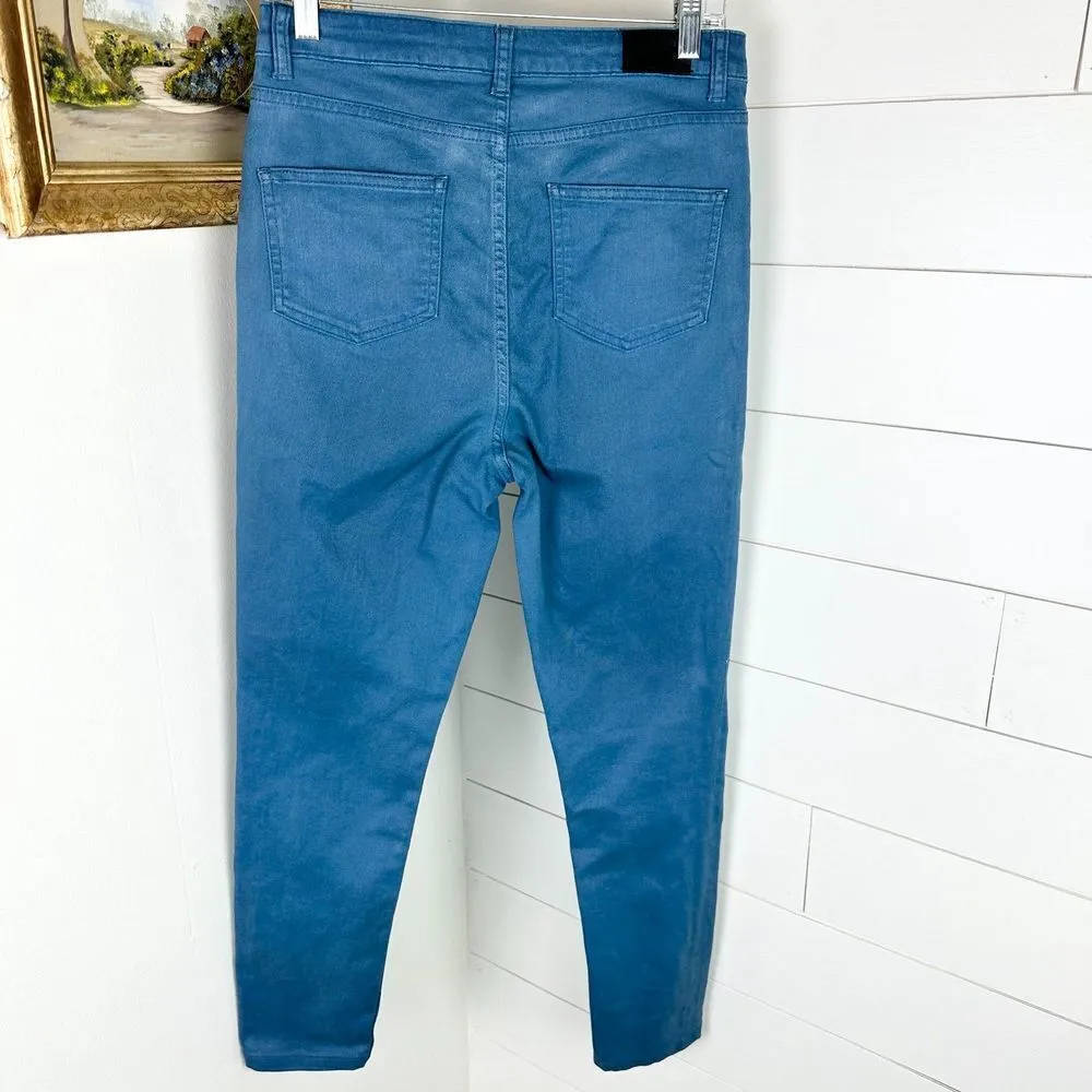 Kate Spade Saturday Coated Skinny Jeans Size 29 Blue High Rise - Image 2