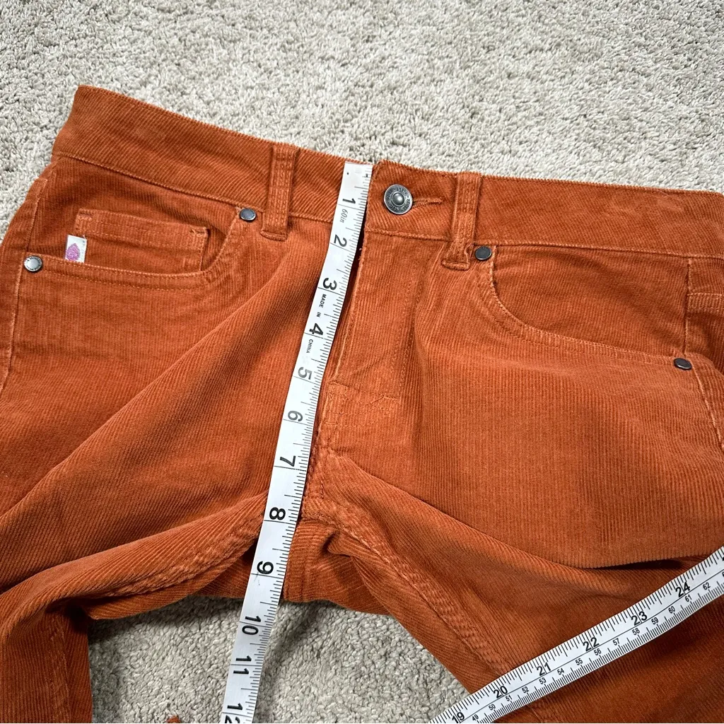 Stio Women’s Organic Cotton Rivet Corduroy Pants Mid Rise Outdoor in Mustang 4R Orange Size undefined - Image 15